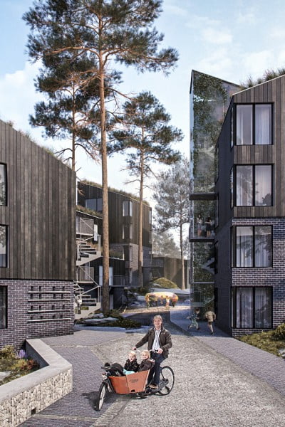 Kråkbyn och Skogsbyn – landskapsanpassade bostäder för framtidens Gustavsberg