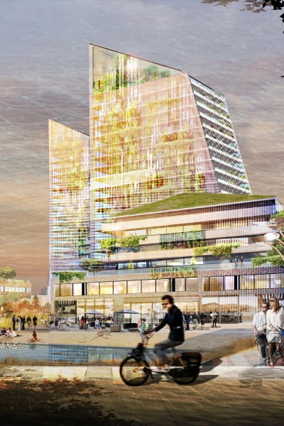 Se Kod Arkitekters förslag till nya bostadskvarter i Kista
