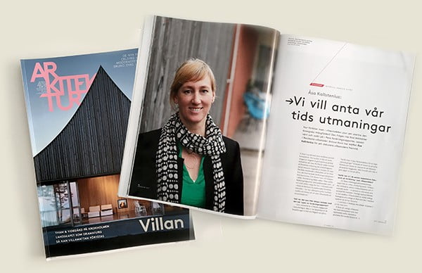 Åsa Kallstenius i Arkitektur
