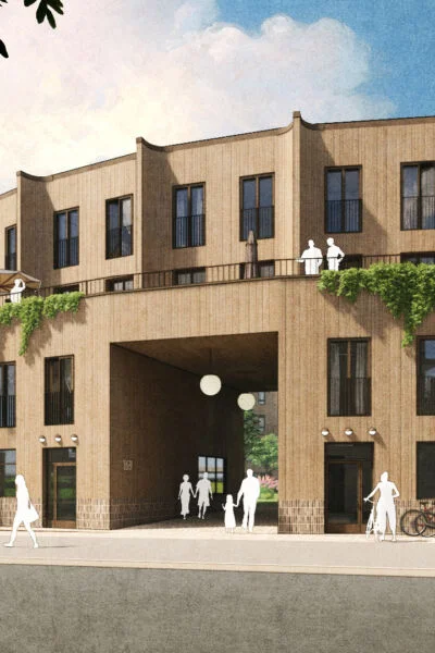 En ny årsring av trä i Bredäng